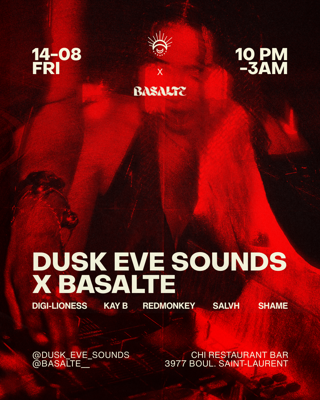 Dusk Eve x Basalte Event Poster